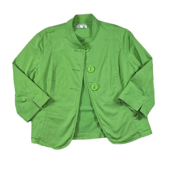 Coldwater Creek Green Blazer | Size 14 - Picture 1 of 4